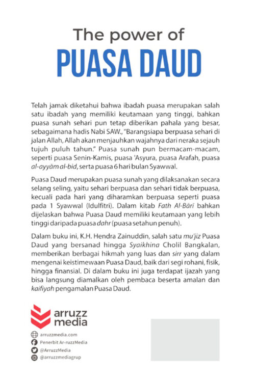 The Power Of Puasa Daud KH. Hendra Zainuddin